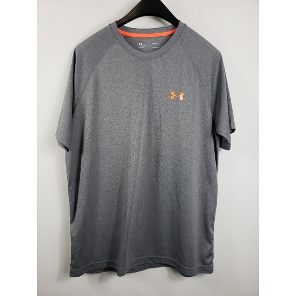 Under armour Other - Under Armour Mens  Lg Loose Heat Gear T Shirt Gray Activewear Gym short sleeve